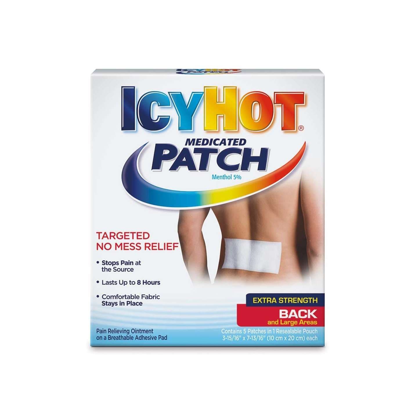 Icy Hot Back Patch, Extra Large - Image 1