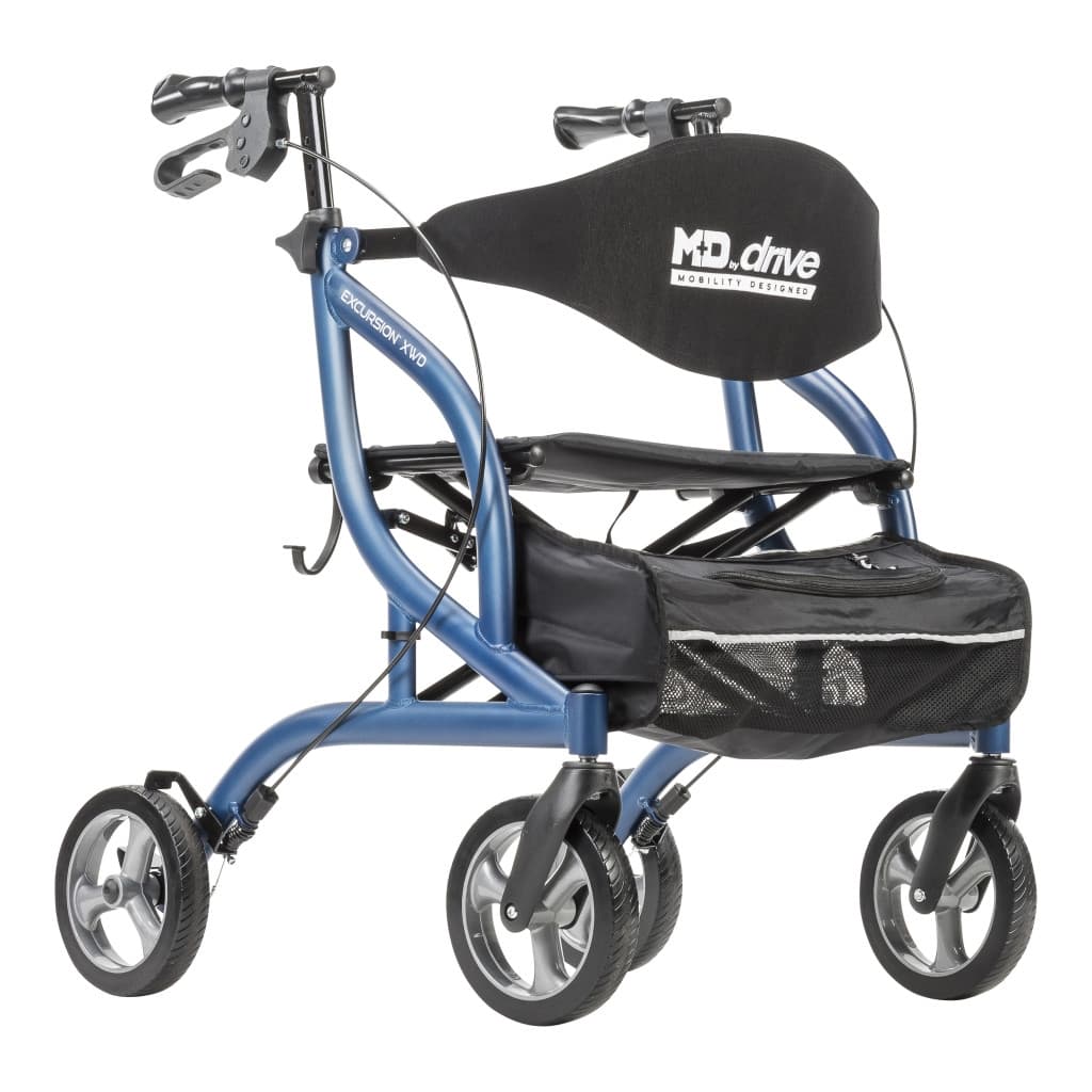 Drive Excursion XWD Rollator, Sapphire