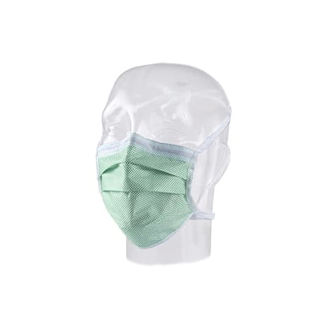 Fog Shield ASTM Level 1 Surgical Mask, Green - Image 1
