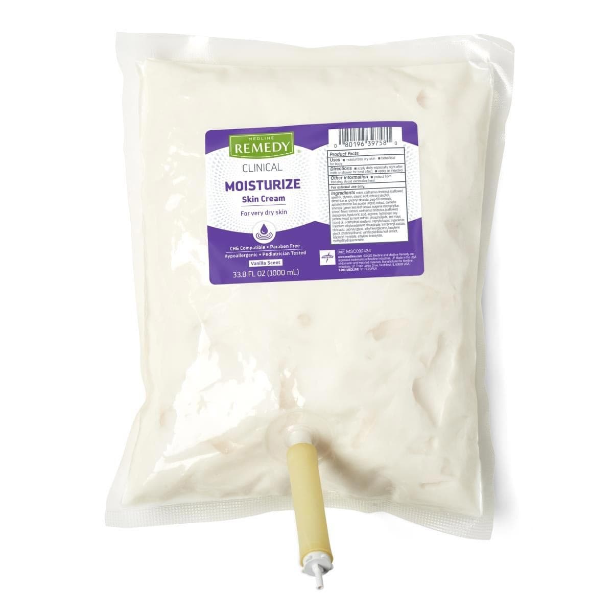 Remedy Specialized Moisturize Skin Cream, Orange Vanilla Scent, 1000 ml - Case of 8 - Image 1