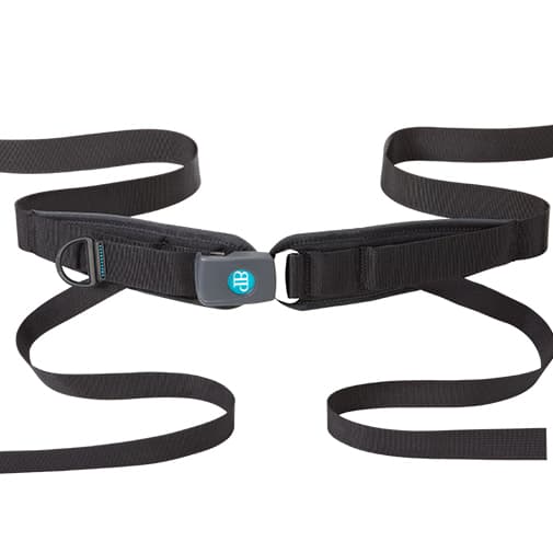 Bodypoint® 4-point padded Hip Belt with sub-ASIS Pad, Large-L62, Rehab Latch™ buckle, Center-pull, Cinch-Mount™ with FrameSaver™ clamp - Image 1