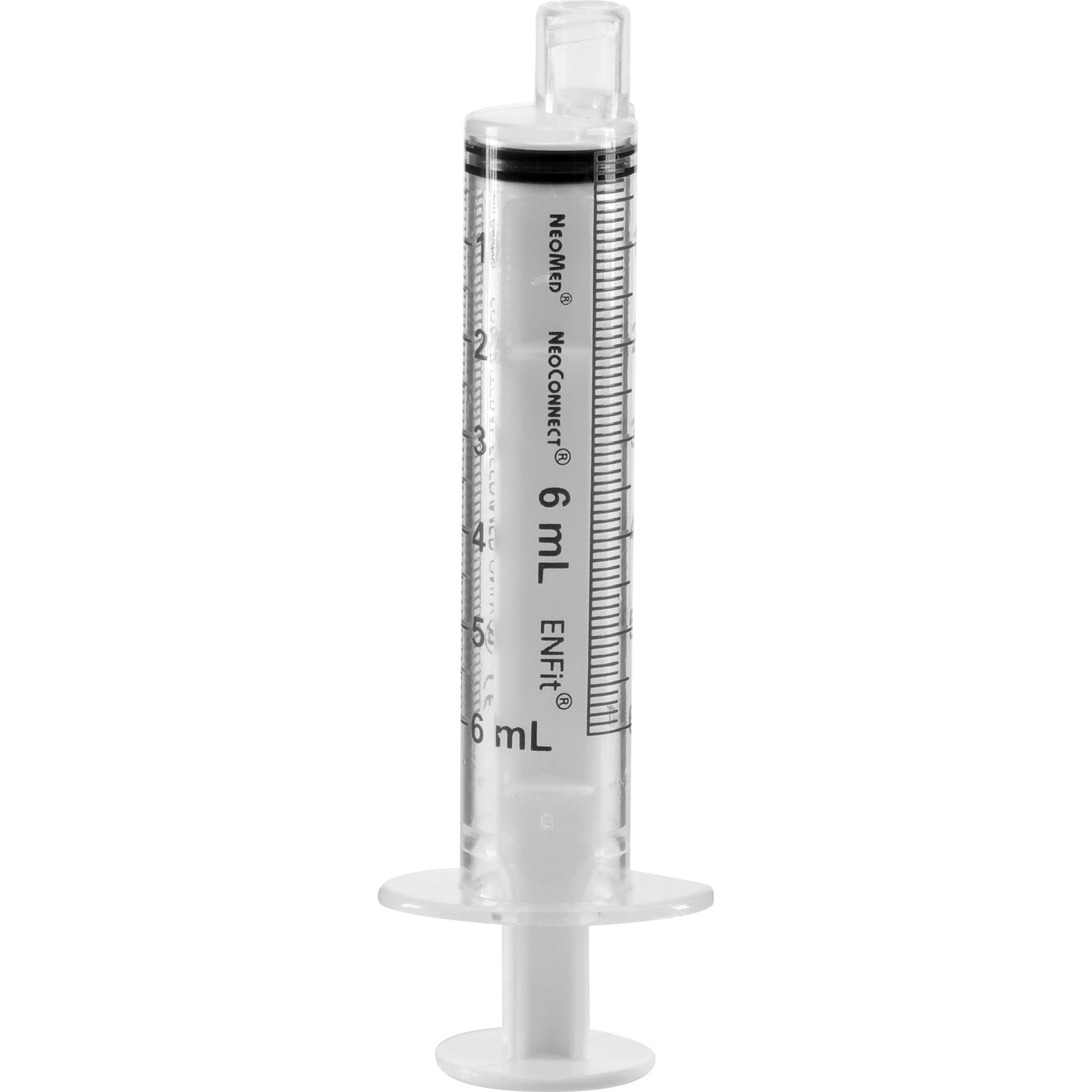 NeoConnect at home Oral Medication Syringe, 6 mL - Box of 25 - Image 1