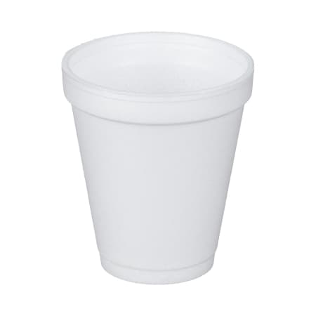 Dart Drinking Cup White Without Graduations Without Handle Hot-Cold, 6 oz. - Case of 1000 - Image 1