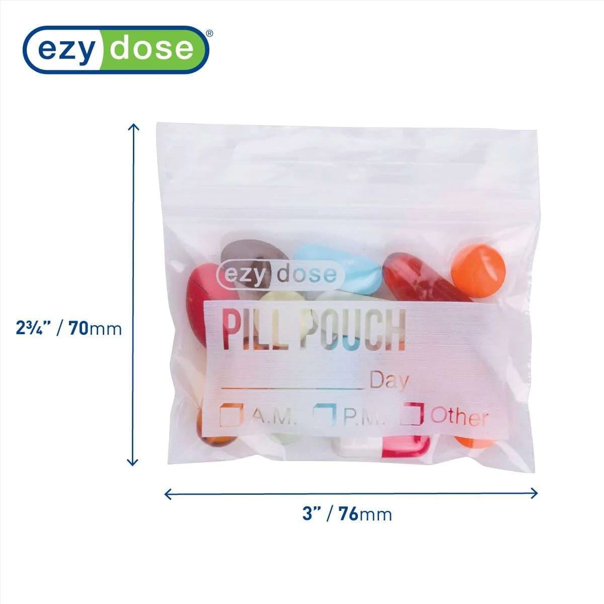 Apothecary EZY Dose Pill Pouches - Package of 100 - Image 2