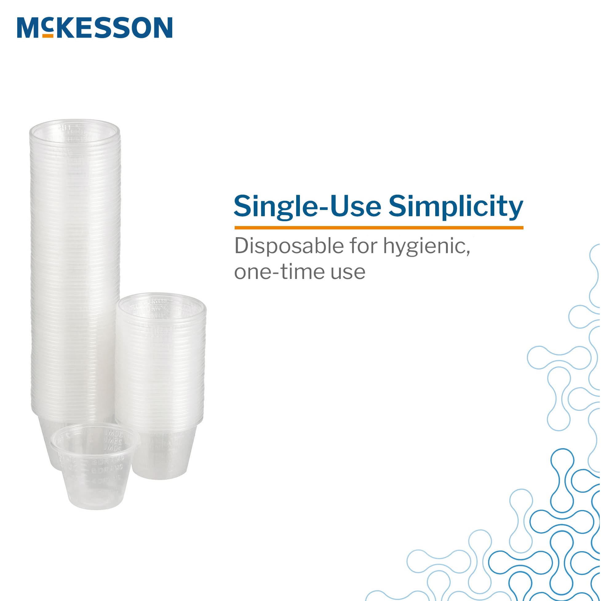McKesson Graduated Medicine Cup Without Handle Cold Disposable - Image 3