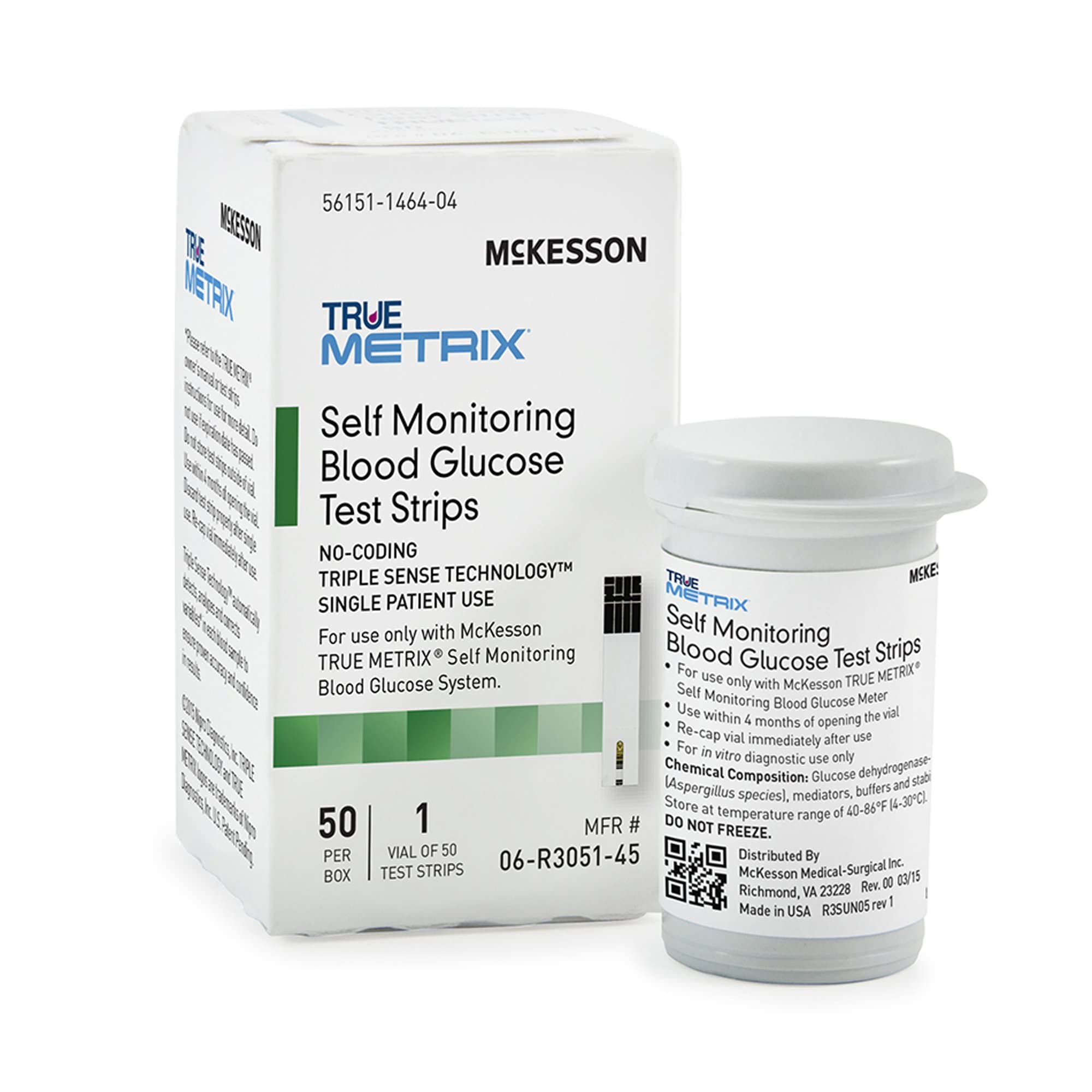 TRUE Metrix Self Monitoring Blood Glucose Test Strips - Image 1