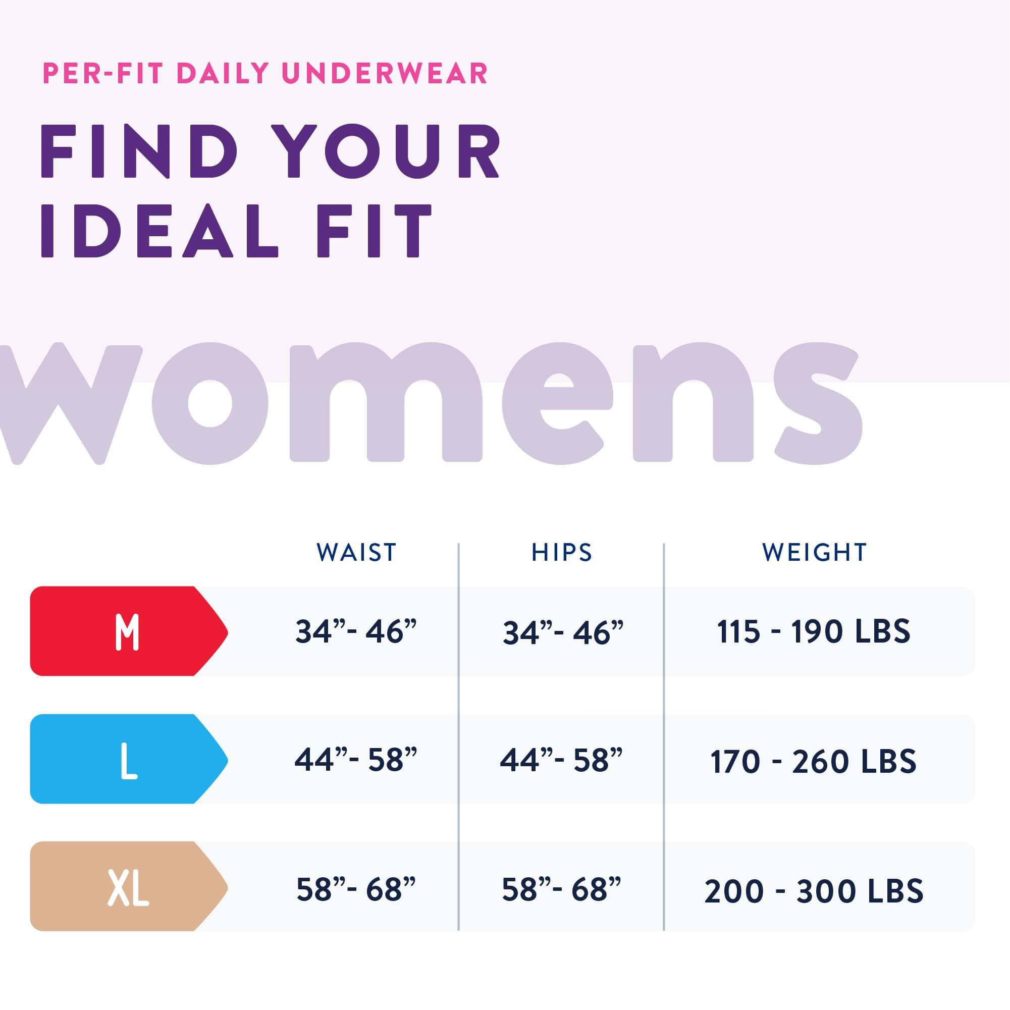 Prevail Per-Fit Extra Daily Underwear For Women - Image 3
