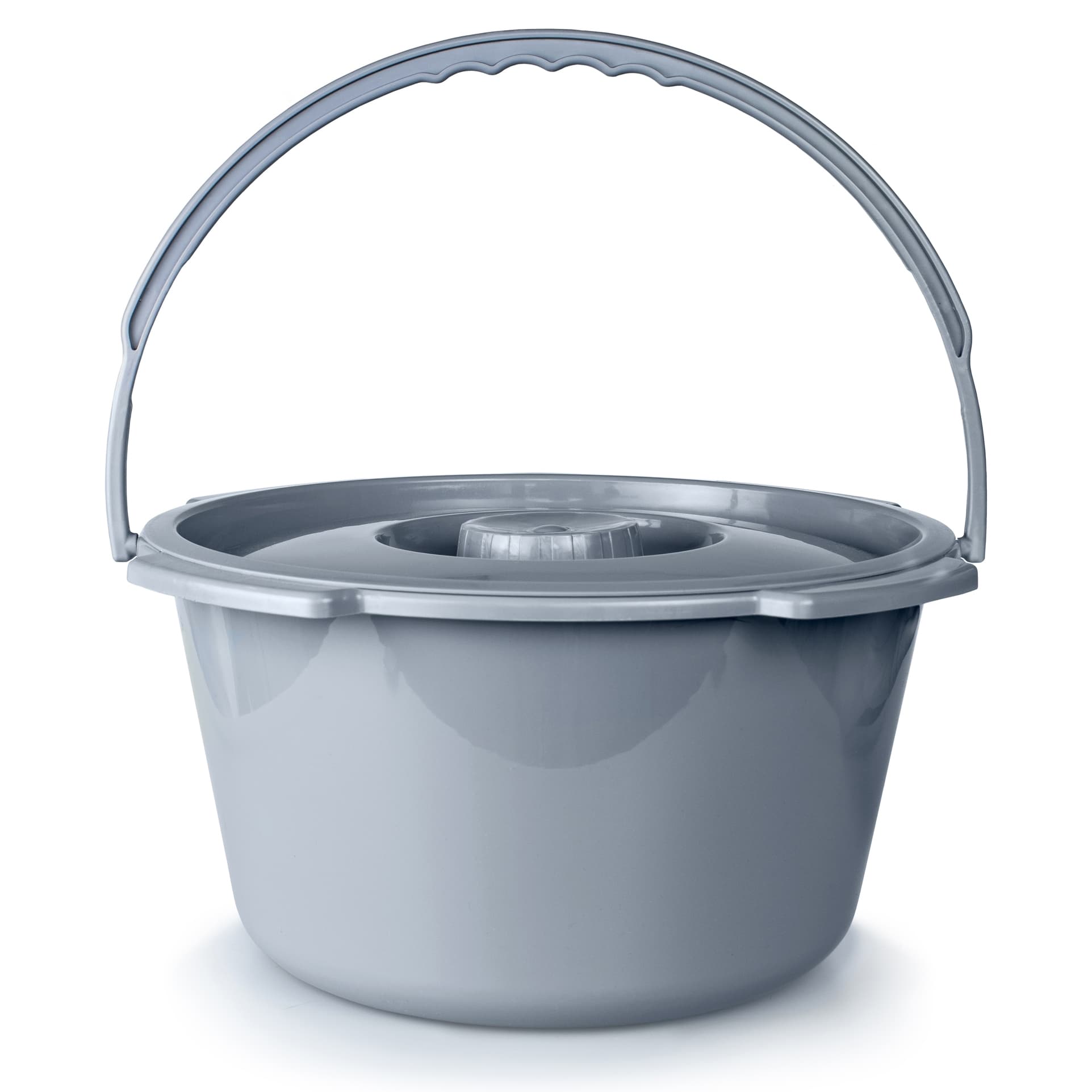 McKesson Plastic Handle Commode Bucket, 7.5 Quart - Image 1