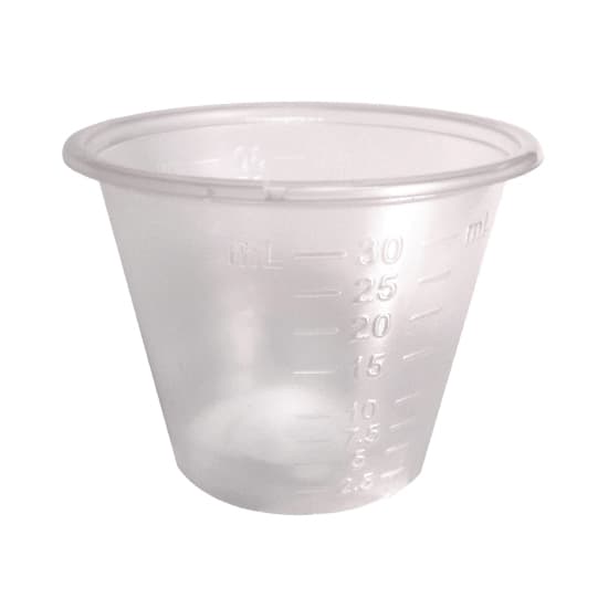 Medegen Graduated Medicine Cup Clear Graduated Without Handle Cold - Image 1