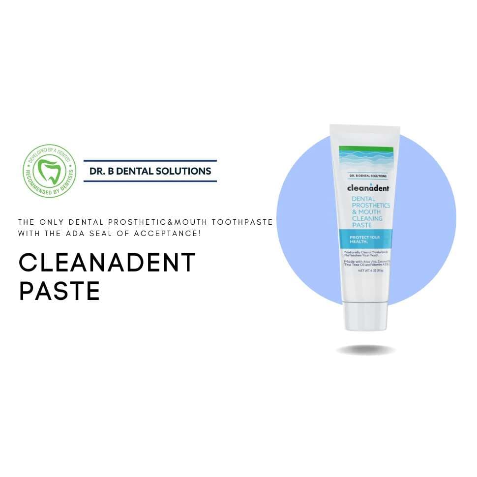 Dr. B Dental Solutions Cleanadent Denture and Gum Cleansing Paste - Image 3