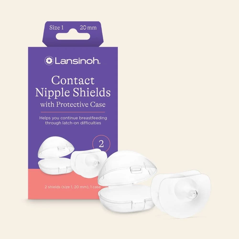 Lansinoh Silicone Nipple Shield, 20 mm - Case of 24 - Image 1