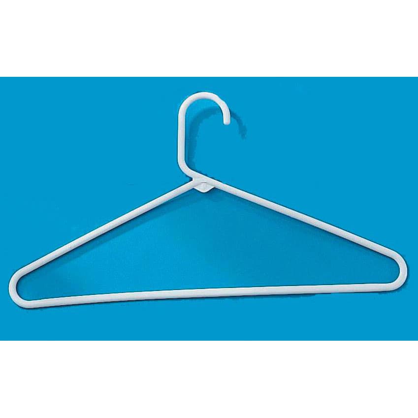 Medline Heavy Duty Plastic Hanger - Box of 144 - Image 1
