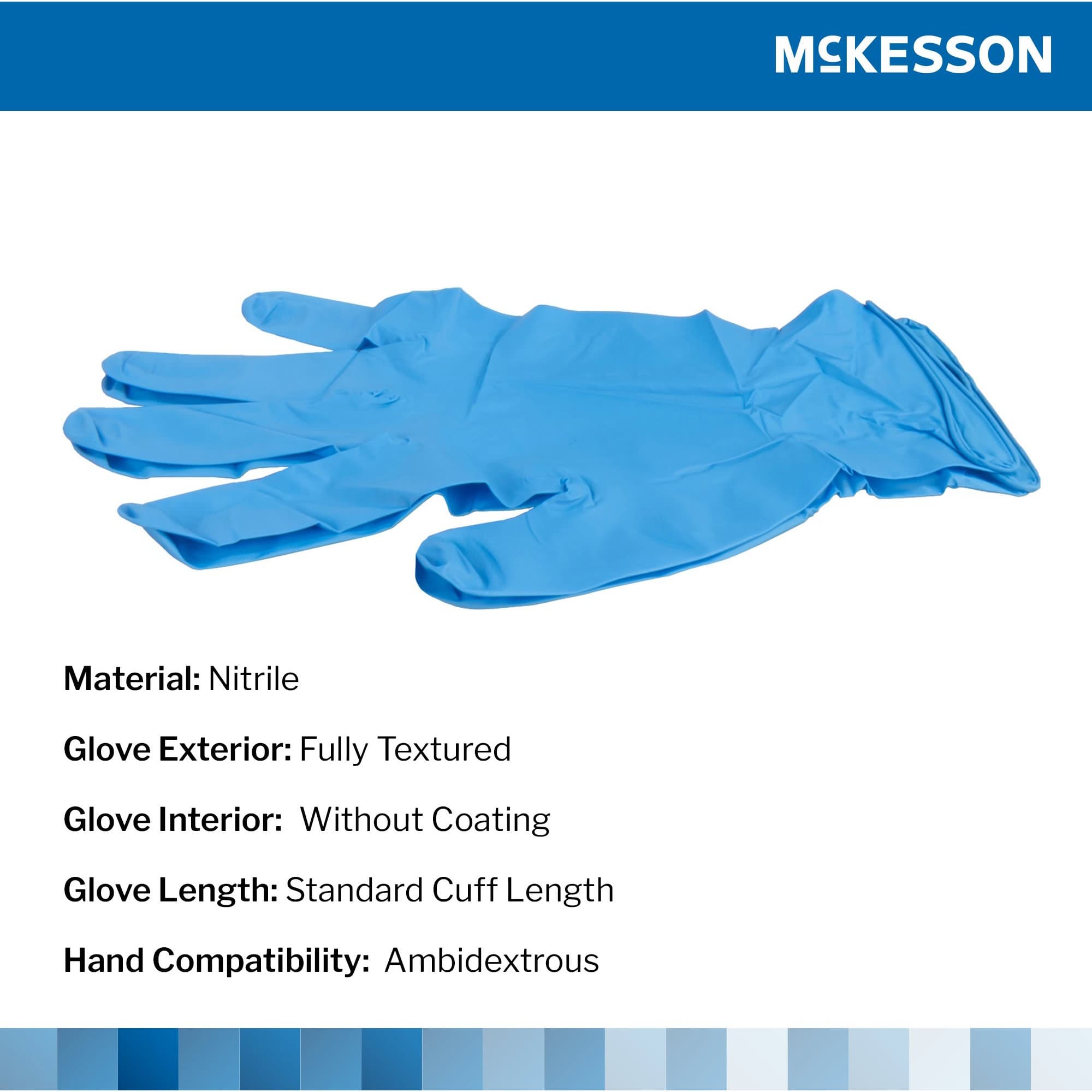 McKesson Confiderm 6.8C Nitrile Exam Gloves - Image 3