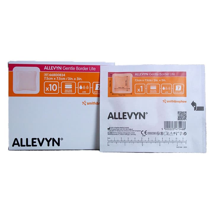 Allevyn Gentle Border Lite Adhesive Hydrocellular Foam Dressing - Image 2
