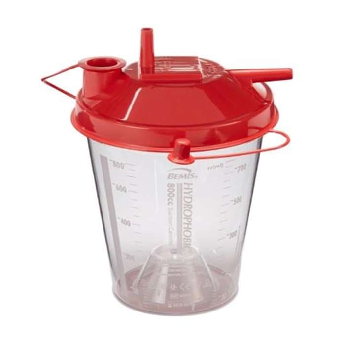 Bemis Healthcare Hydrophobic Suction Canister, 800mL