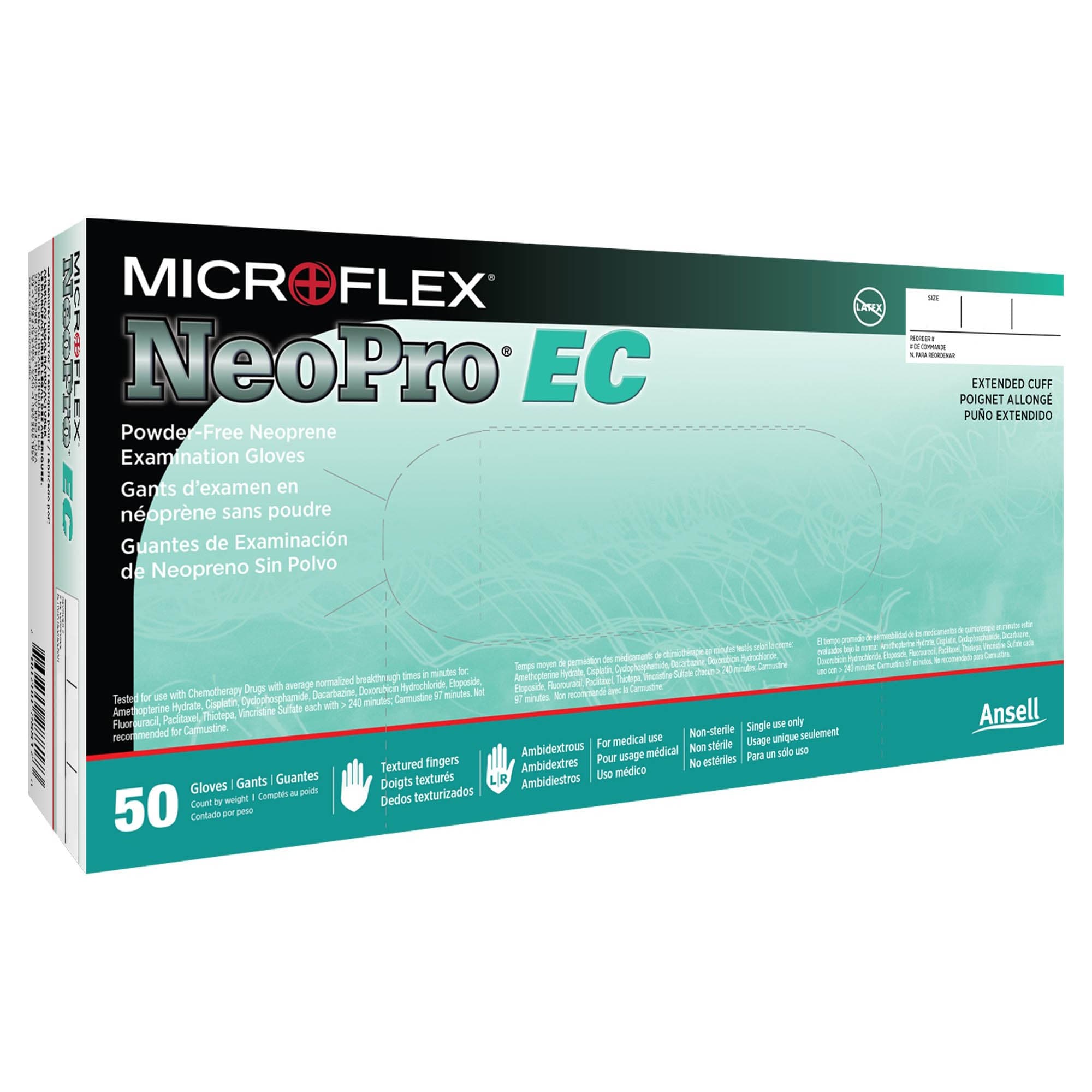 Microflex NeoPro EC Polychloroprene Exam Gloves