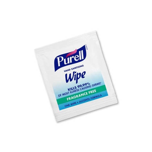 Purell Hand Sanitizing Wipe, Scented, 5 x 7 Inch