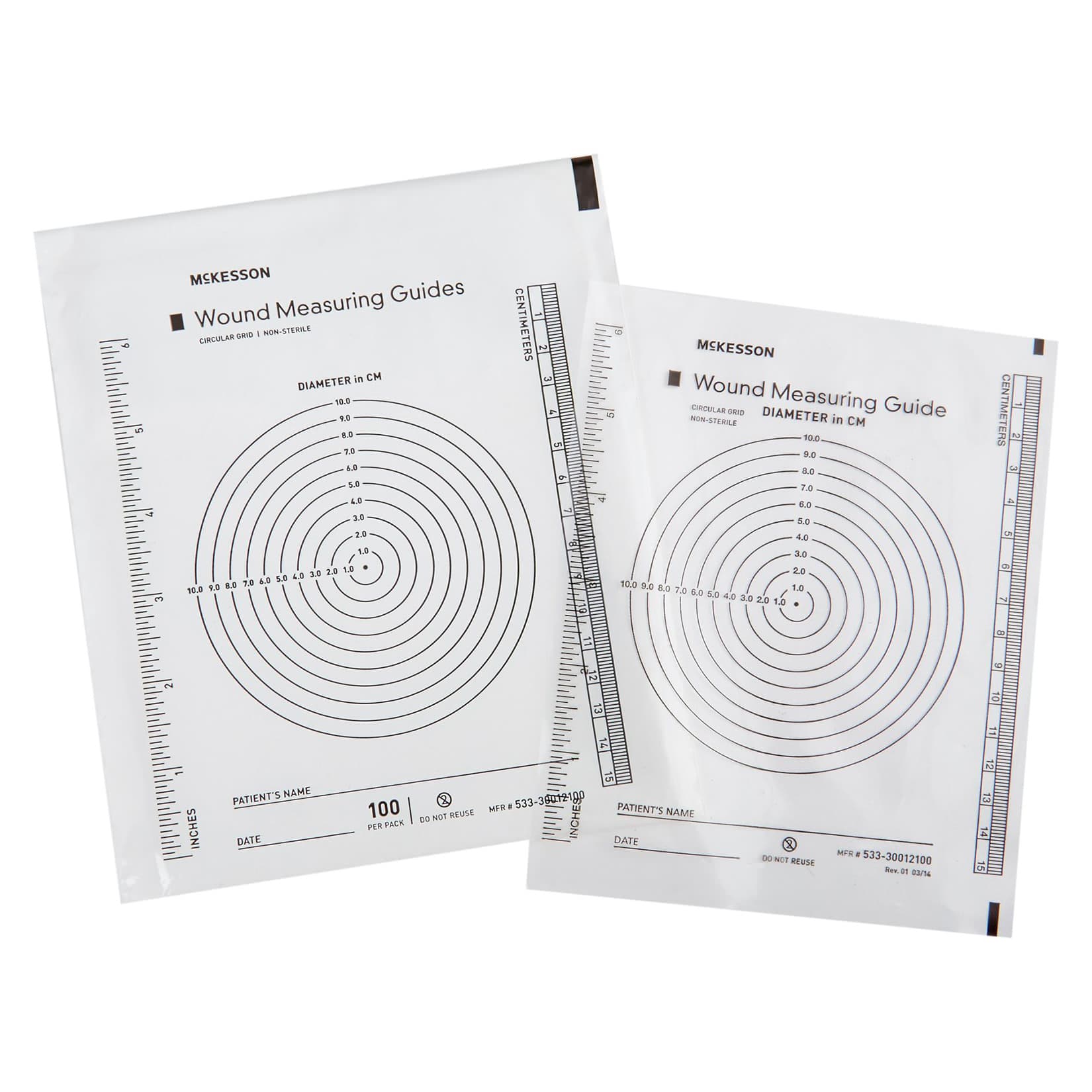 McKesson Wound Measuring Guide