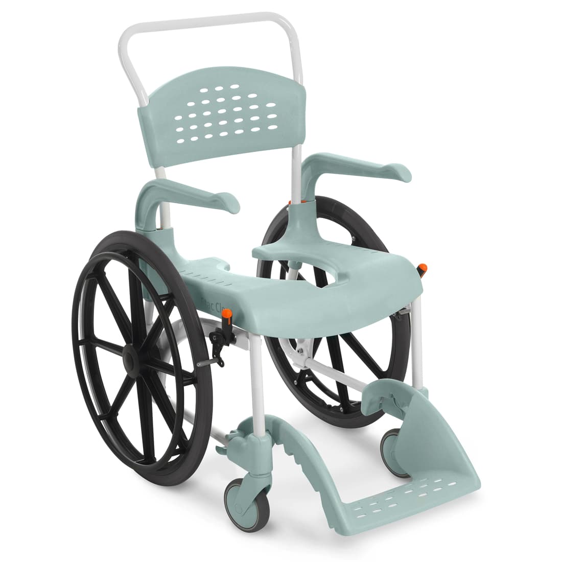 Etac Clean 24" Self Propelled Shower Commode Chair - Image 1