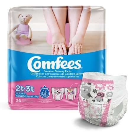Comfees Training Pants, Female, 2T to 3T - Bag of 26 - Image 1