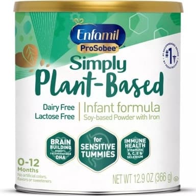 Enfamil ProSobee Plant-Based Soy Infant Formula with Iron