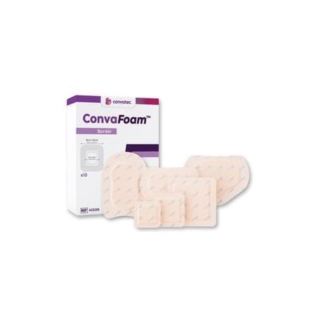 ConvaFoam Border Adhesive Silicone Hydrofiber Foam Dressing