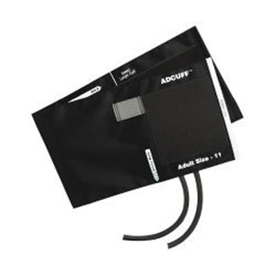 ADC Adcuff 2 Tube Bladder BP Cuff, Child 13-19.5 cm, Black - Image 1