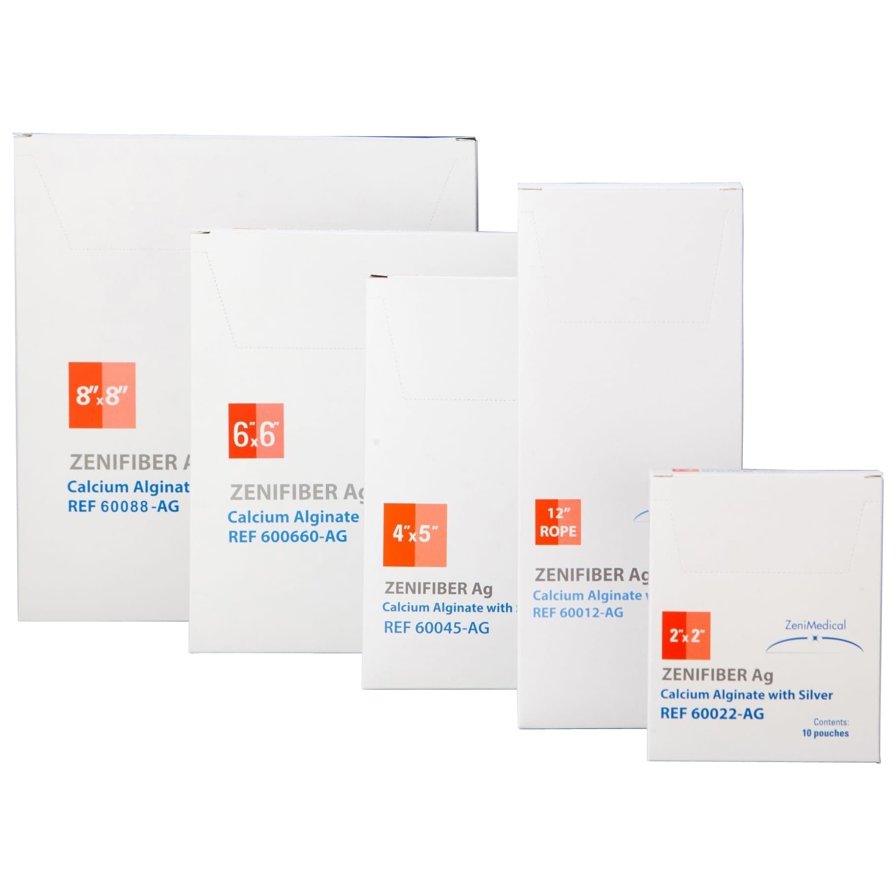 ZeniFiber AG Silver Calcium Alginate Wound Dressing