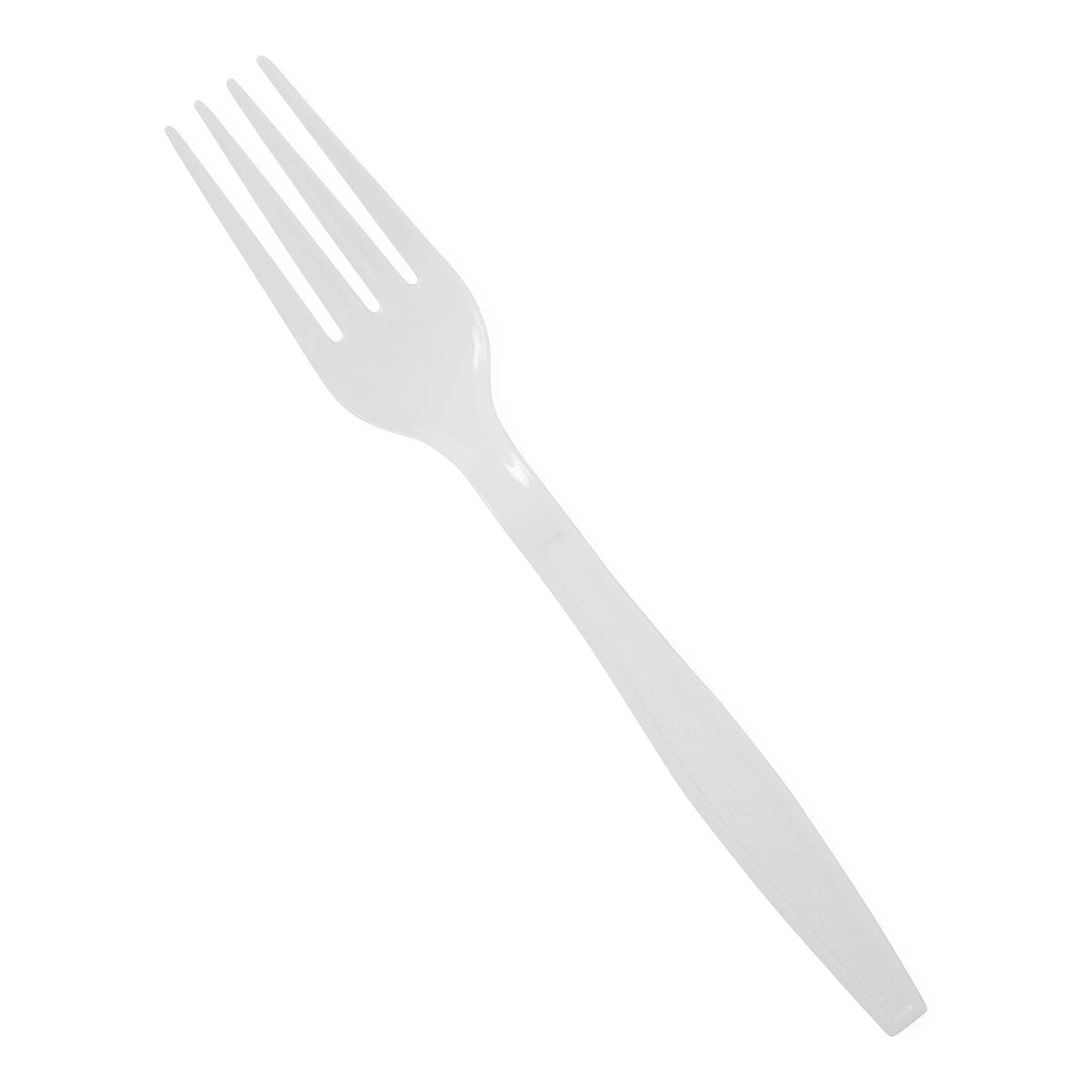 Medline White Polystyrene Heavyweight Fork, 7" - Case of 1000 - Image 1
