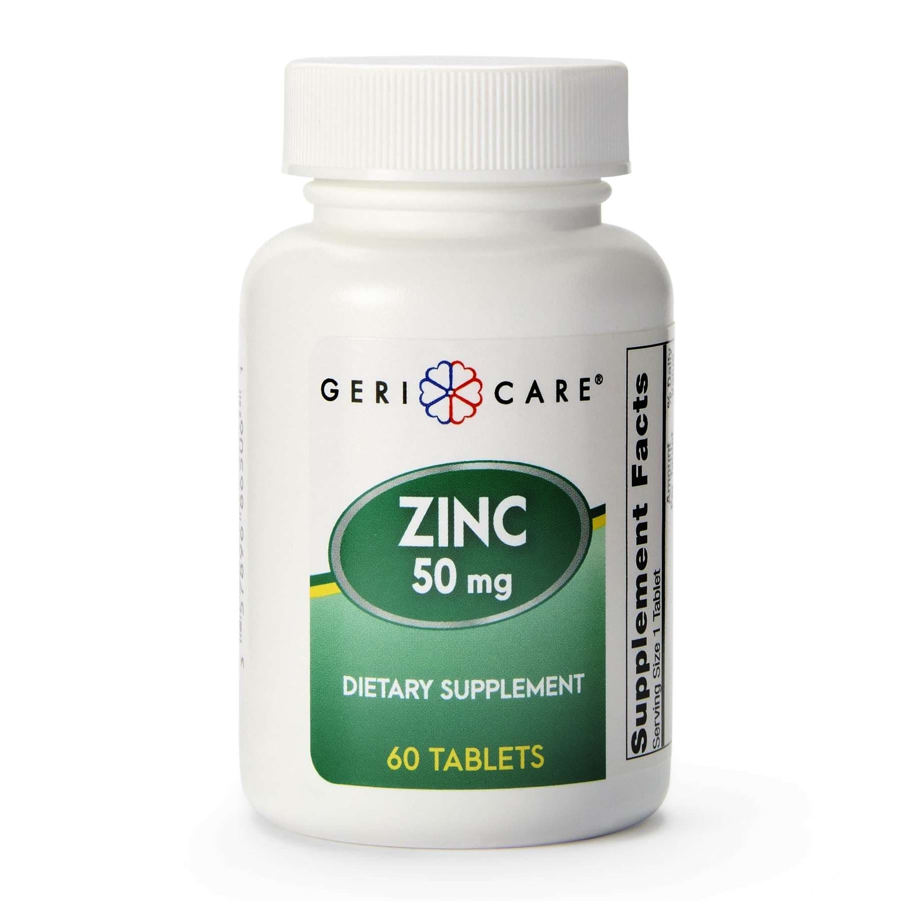 Geri-Care Zinc Sulfate Mineral Supplement Tablet, 50 mg