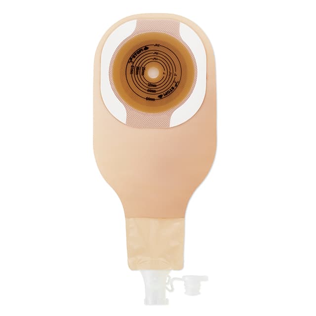 Hollister 1-Piece High Output Ostomy Pouch with Flat Flextend Barrier and Filter - Box of 10 - Image 1