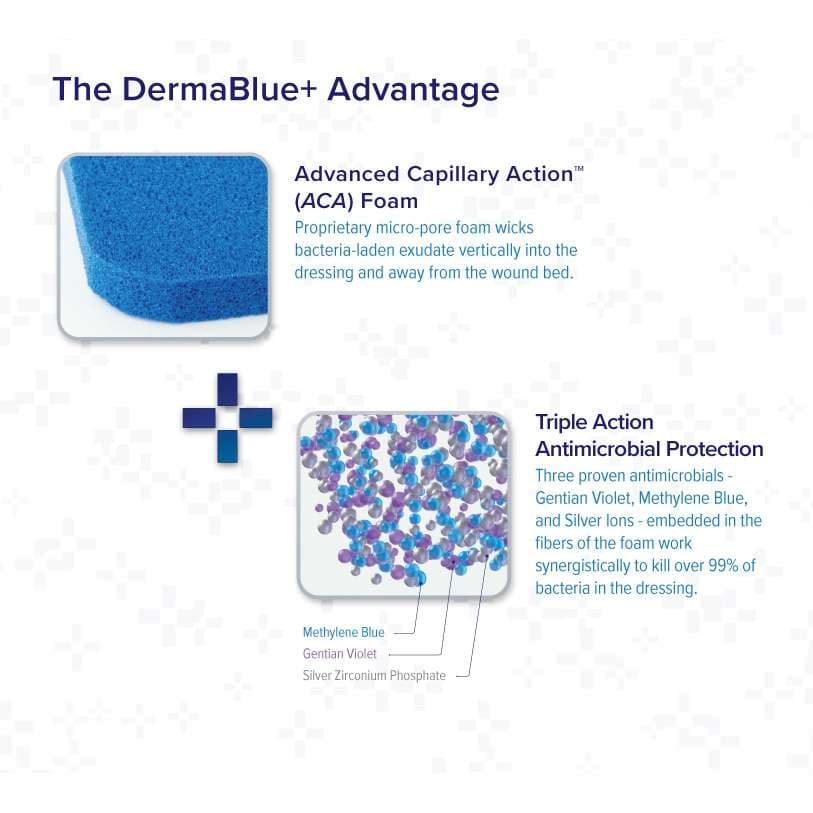DermaBlue+ Foam Silver Dressing - Image 2