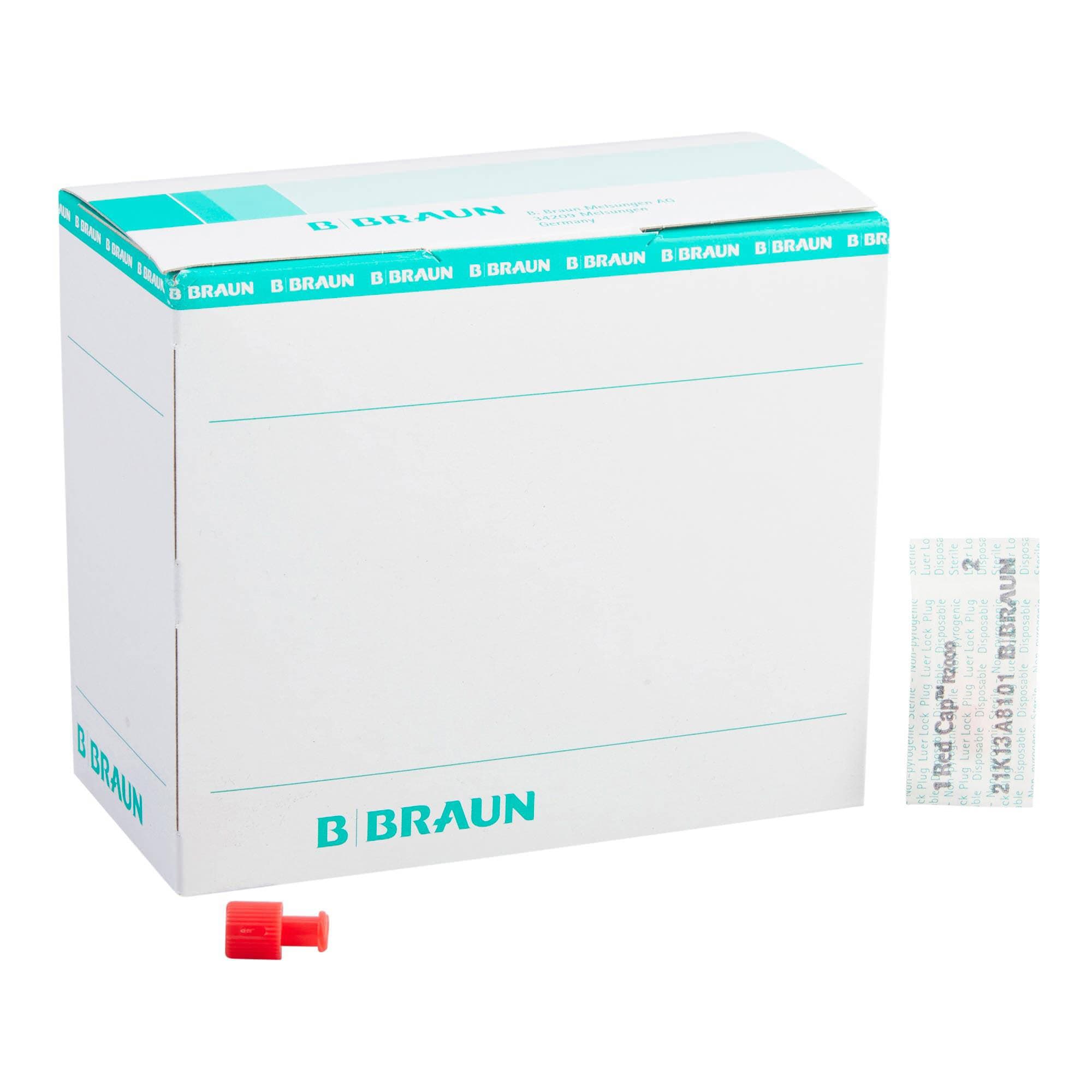 Red Cap Luer Replacement Cap - Image 1