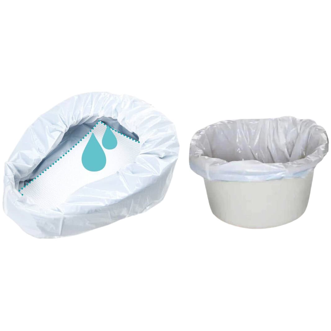 Disposable Toilet & Commode Waste Management Supplies