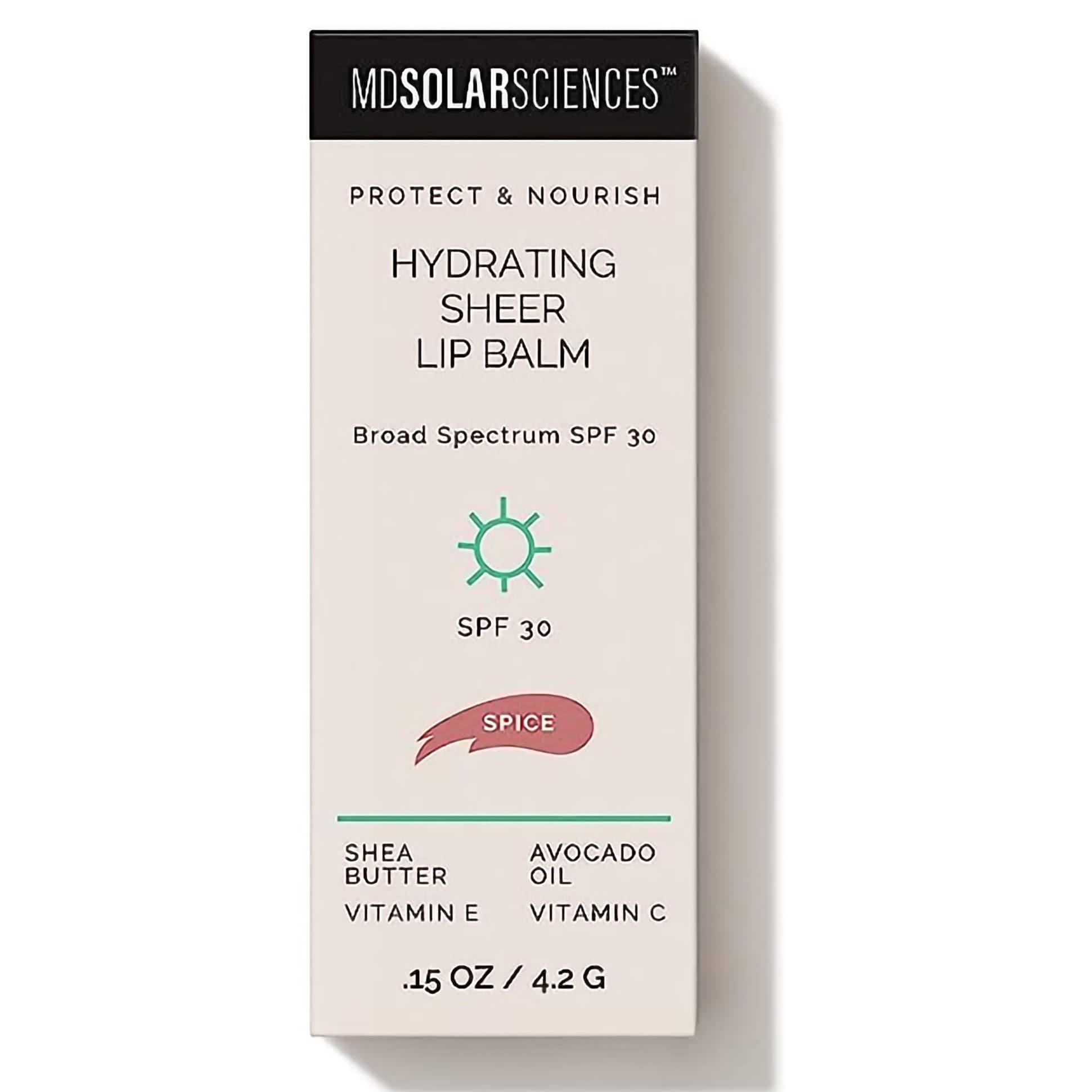 Hydrating Sheer Tinted Lip Balm with Sunscreen SPF 30, 0.15 oz - Image 7