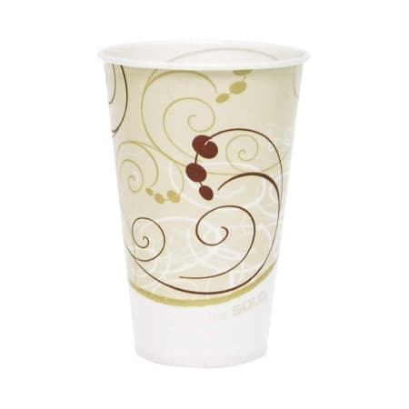 Solo Drinking Cup Symphony Print Without Graduations Without Handle Cold, 12 oz. - Case of 2000 - Image 1