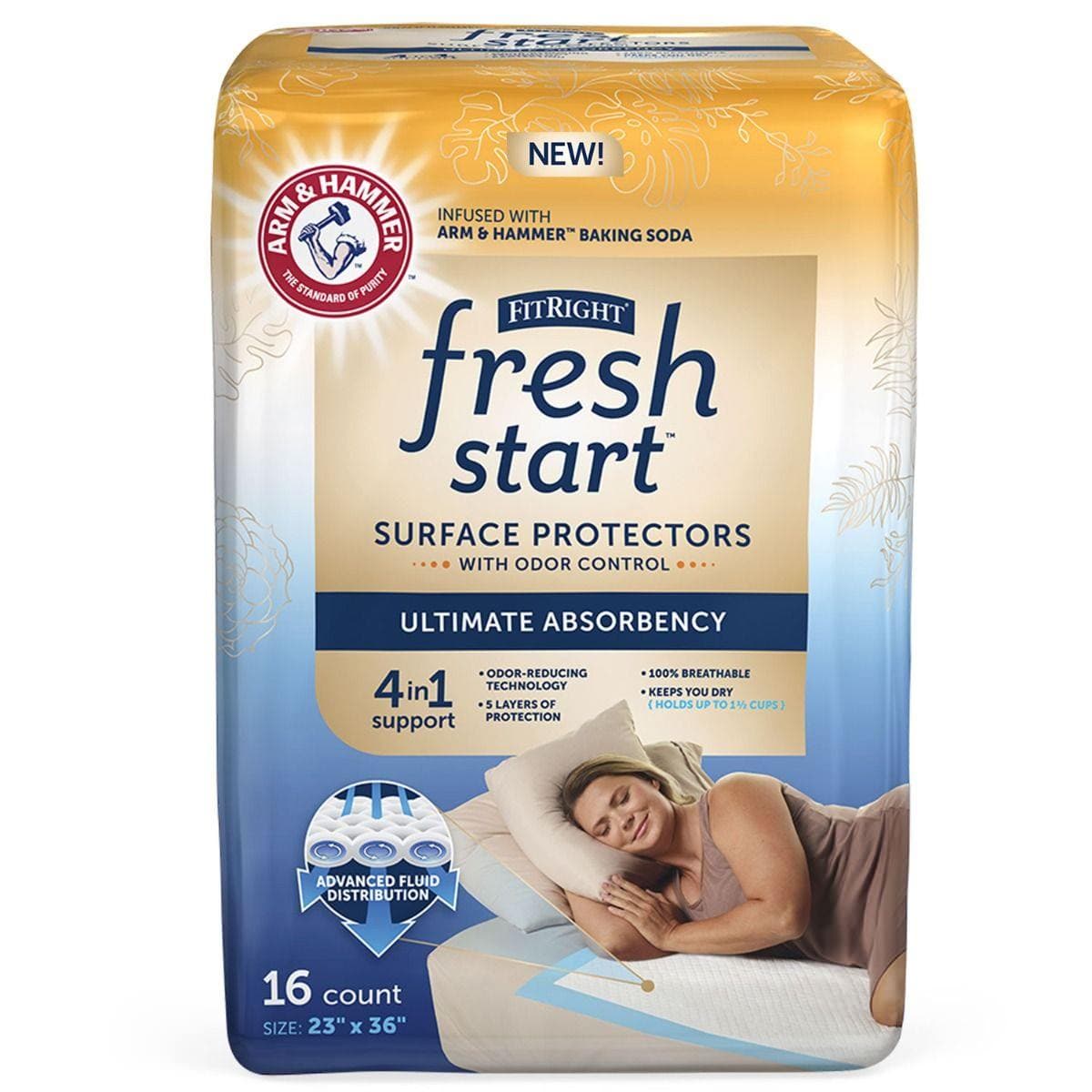 FitRight Fresh Start Surface Protector Underpads - Image 1