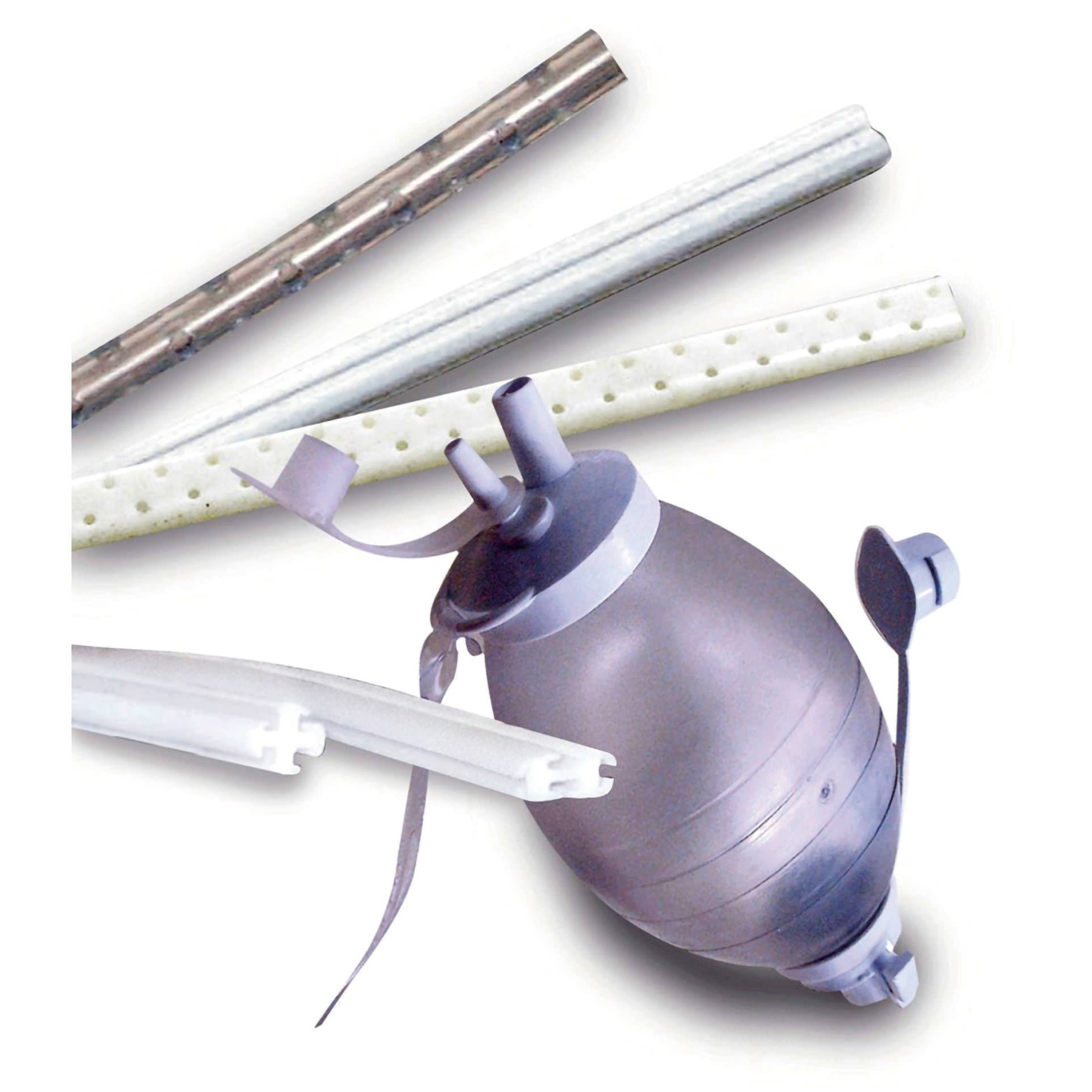 S-Vac Wound Drain Tube With Trocar 4 Channel Sterile Fluted Style