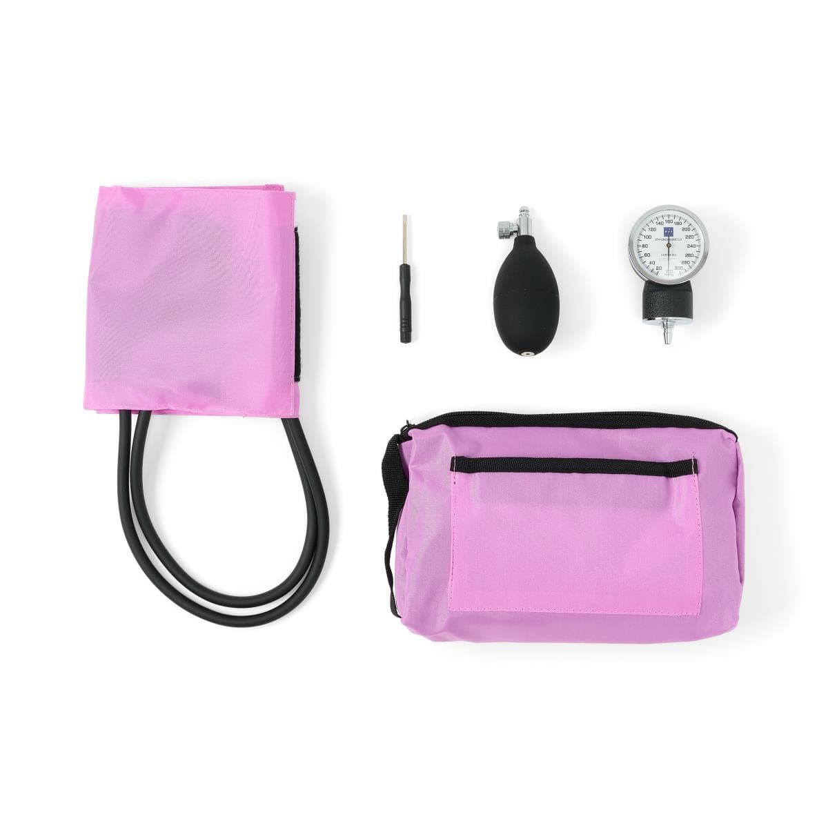 Medline Compli-Mates Handheld Aneroid Sphygmomanometer with Nylon Case - Image 2