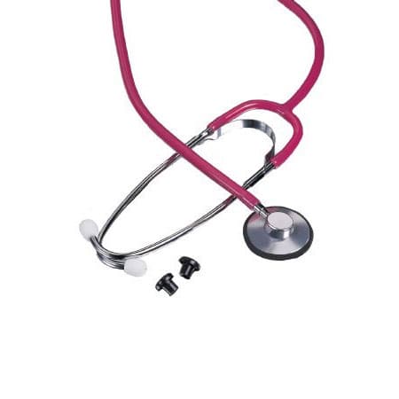 McKesson Single Lumen Classic Stethoscope, Red - Image 1