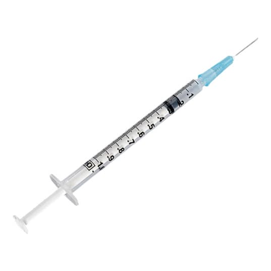 BD 1 mL Tuberculin Syringe with Detachable Needle