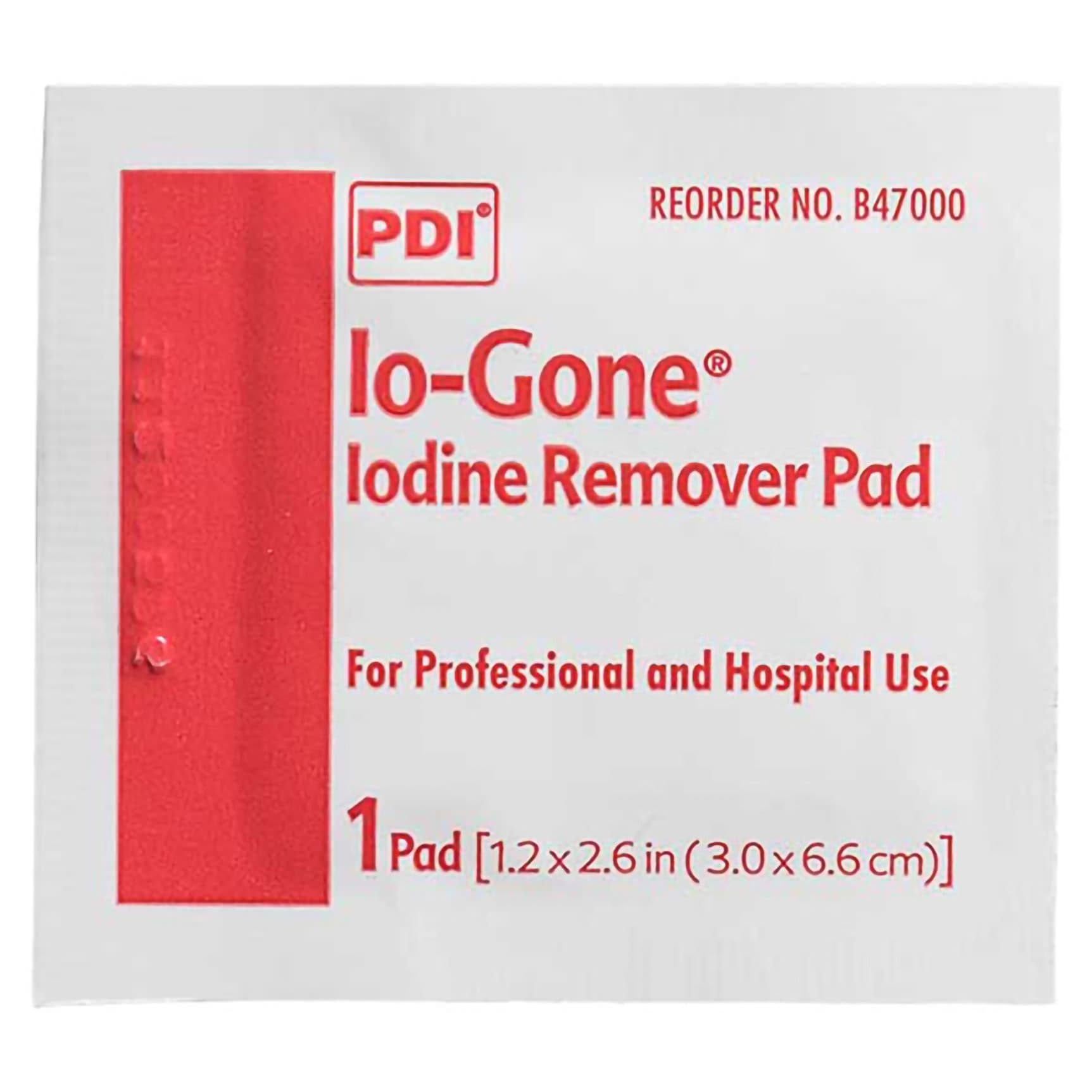 PDI Io-Gone Iodine Removal Prep Pad, 1-1/4 X 2-5/8 Inch - Image 3