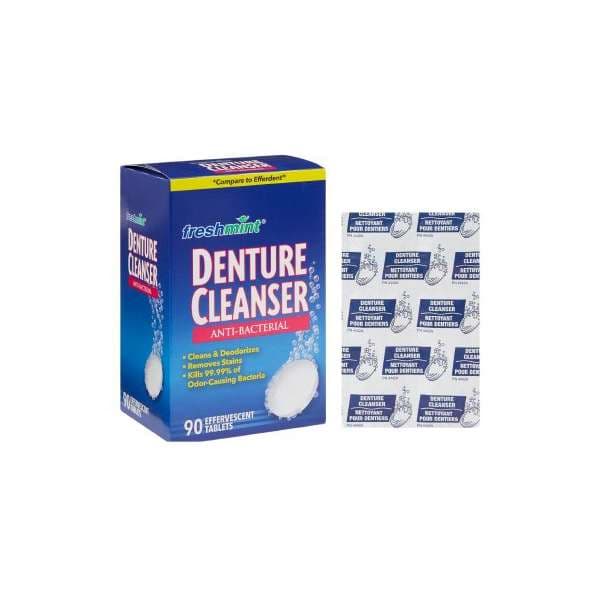 Freshmint Denture Cleaner, Mint Flavor