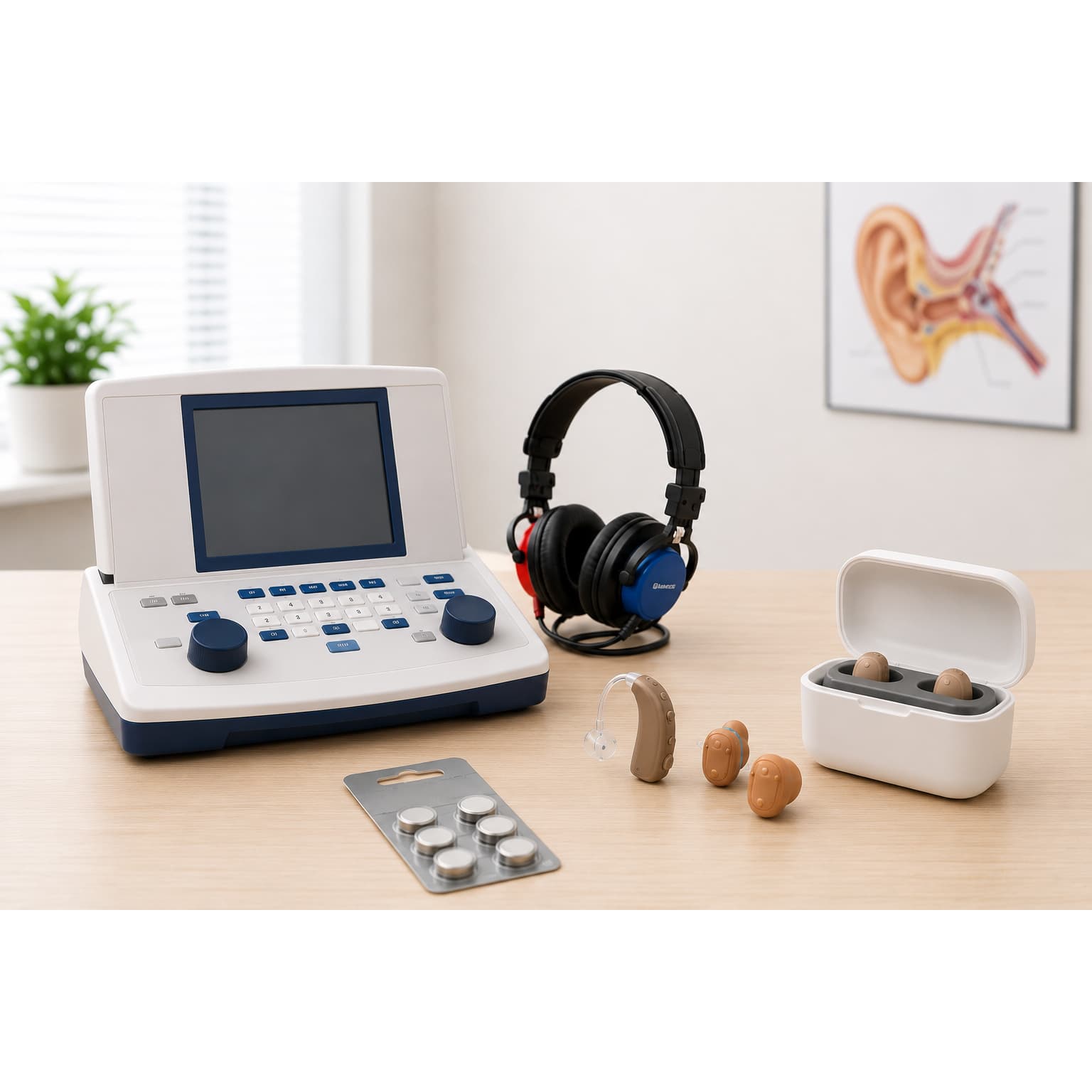 Audiometers and Hearing Aids category