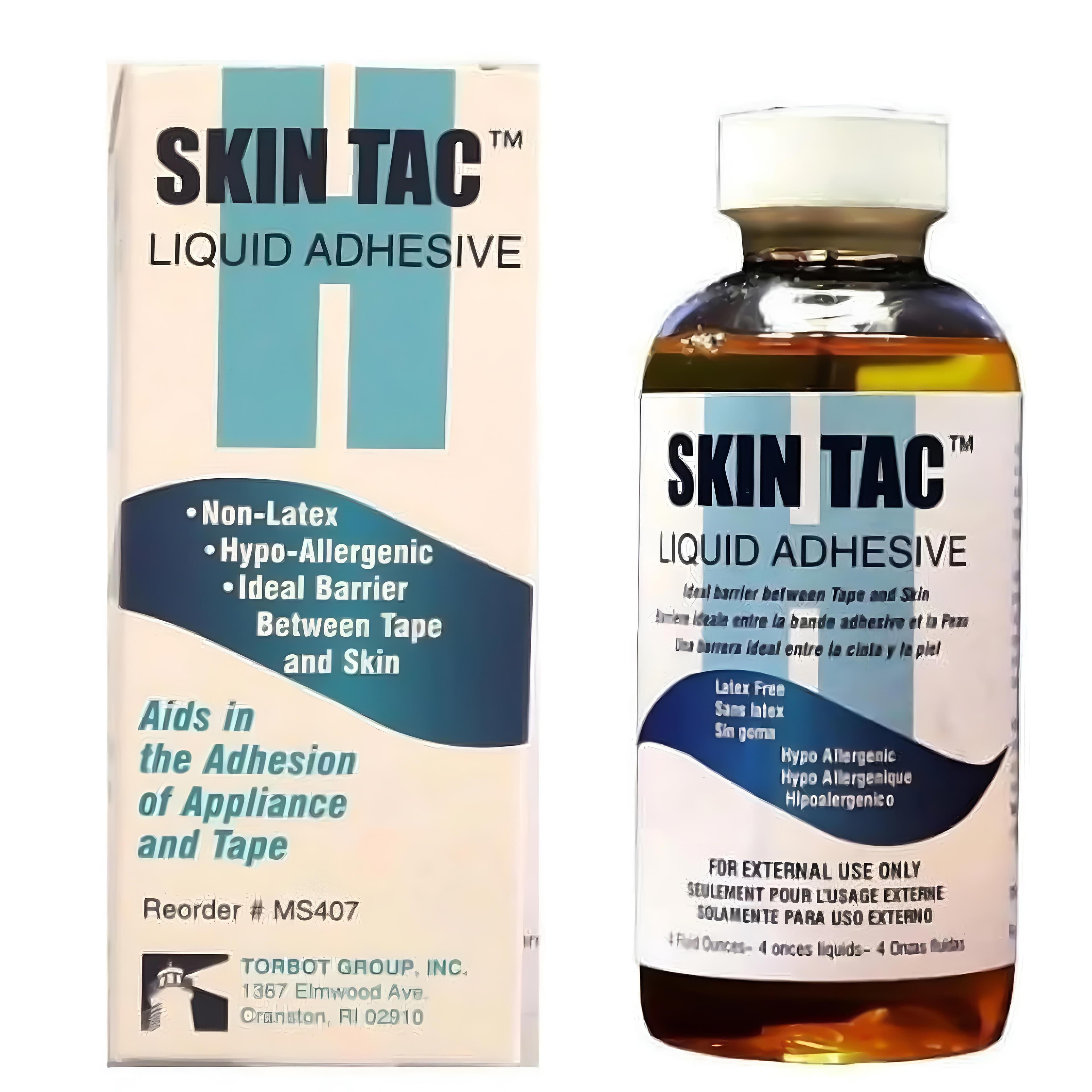 Skin Tac Adhesive Barrier Liquid, 4 oz