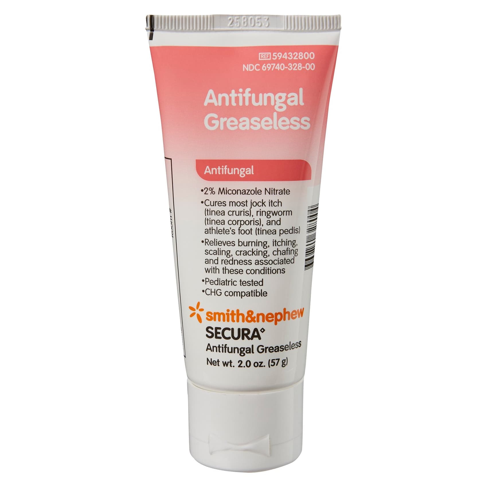 Smith & Nephew Secura Antifungal Greaseless Cream, 2 oz