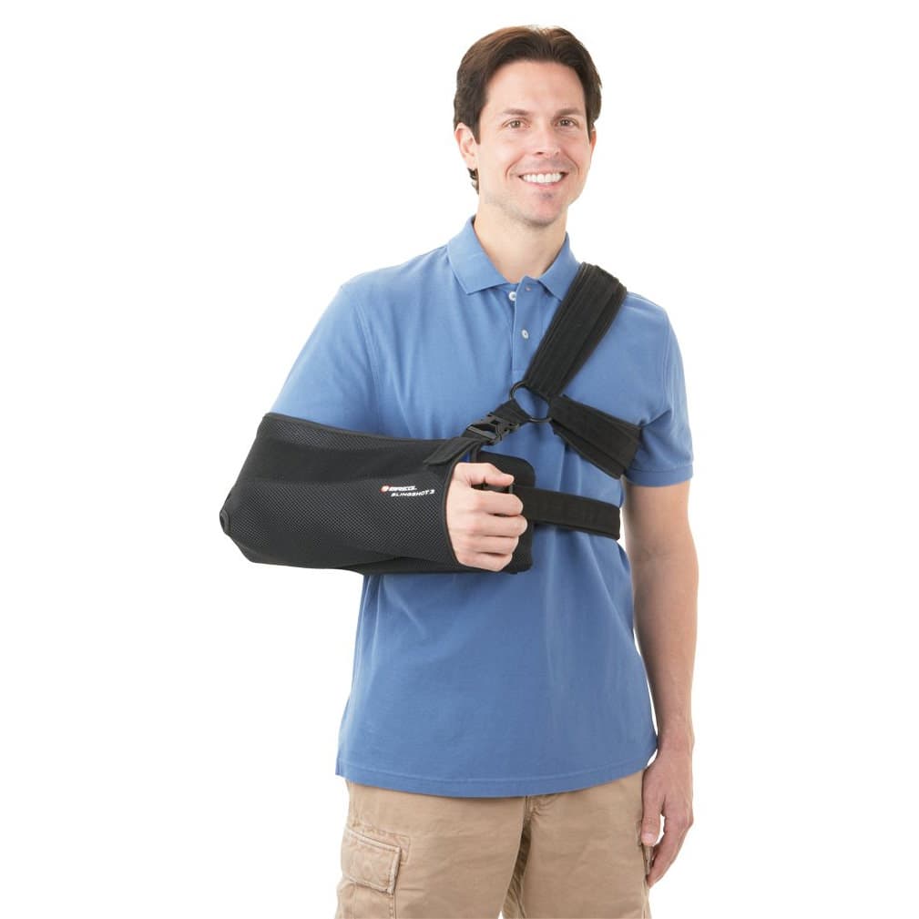 SlingShot 3 Shoulder Brace with Abduction Pillow & Exercise Ball