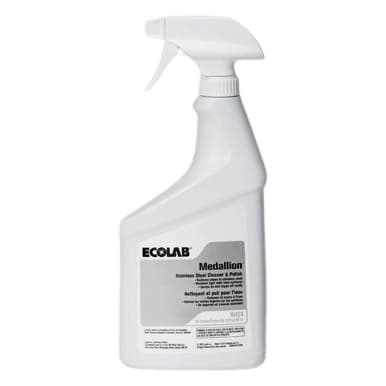 Ecolab Medallion Stainless Steel Liquid Cleaner 32 oz.