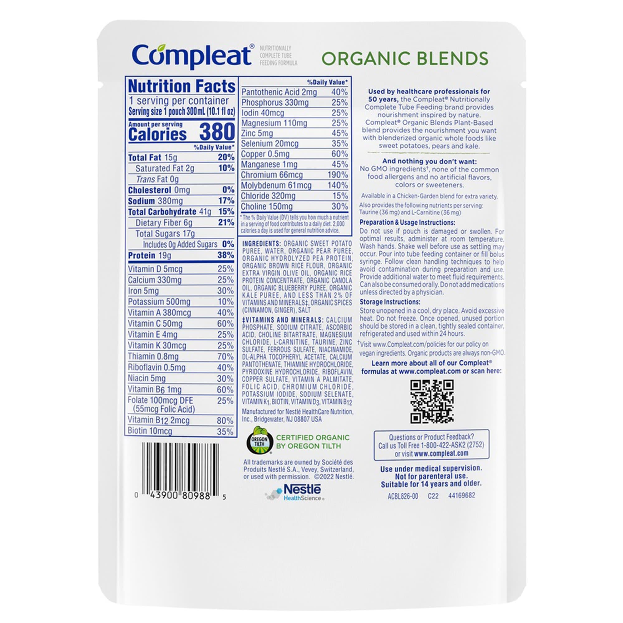 Compleat Organic Blends Plant-Based Tube Feeding Formula - Image 2