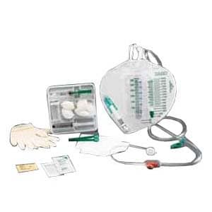 Lubri-Sil I.C. Complete Care Foley Catheter Tray and Urine Meter - Case of 10 - Image 1